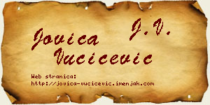 Jovica Vučićević vizit kartica